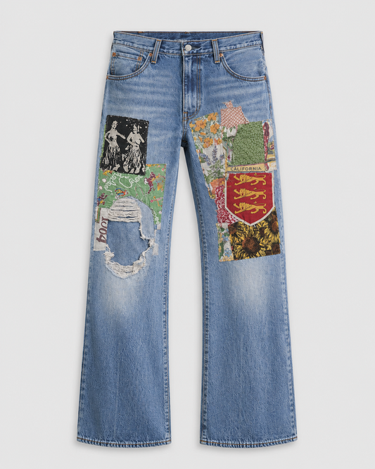 PATCHWORK REPAIR SELVEDGE JEAN front view