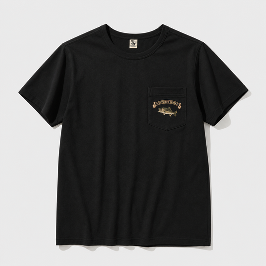 BASS POCKET TEE front view
