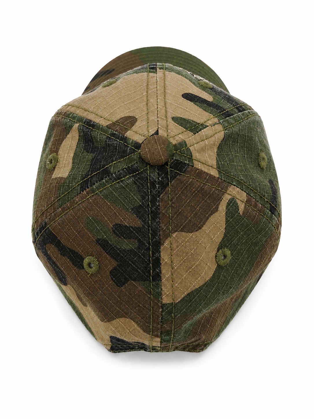 GETTING USED CAMO TWILL CAP back view