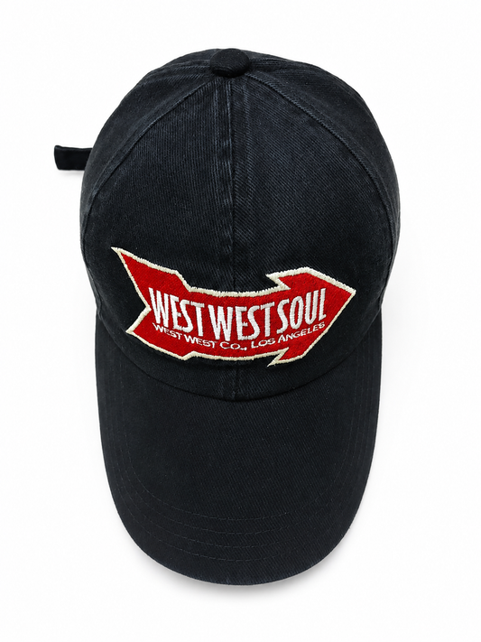 WEST WEST SOUL TWILL CAP front view